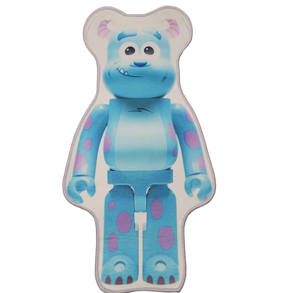 Monsters Inc. Sulley BE@RBRICK Inspired Rug Decorative Accent 16"×31"